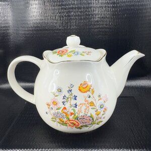 Vintage 1989 Robinson Design Group Floral Teapot Carafe Jug Made In Japan VTG